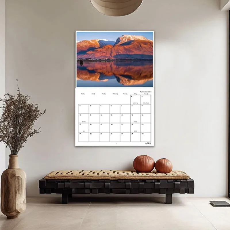 2025 Scotland Monthly Wall Calender