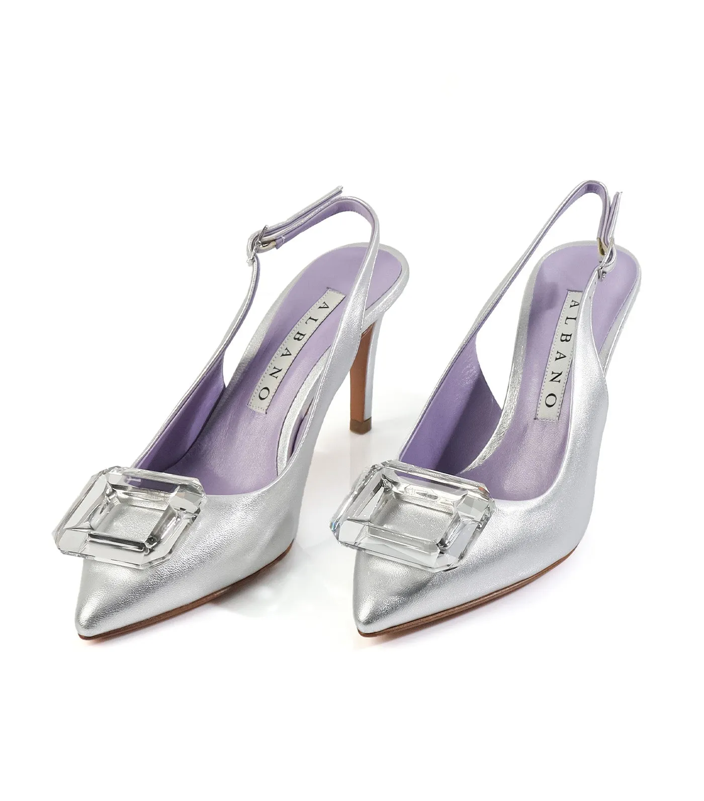 5195 Pumps Silver