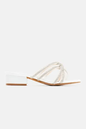 A New Look Heeled Sandals - White