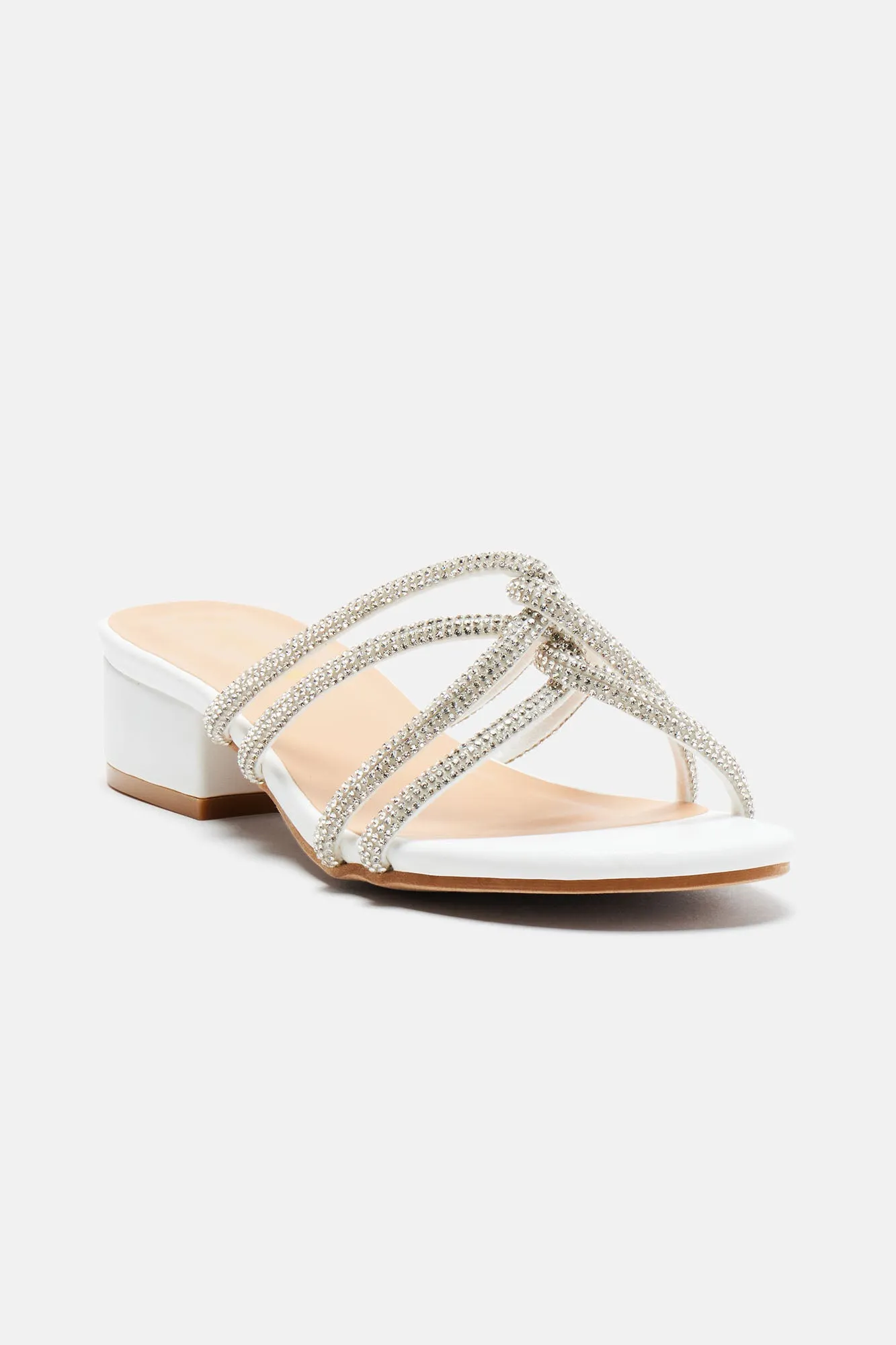 A New Look Heeled Sandals - White