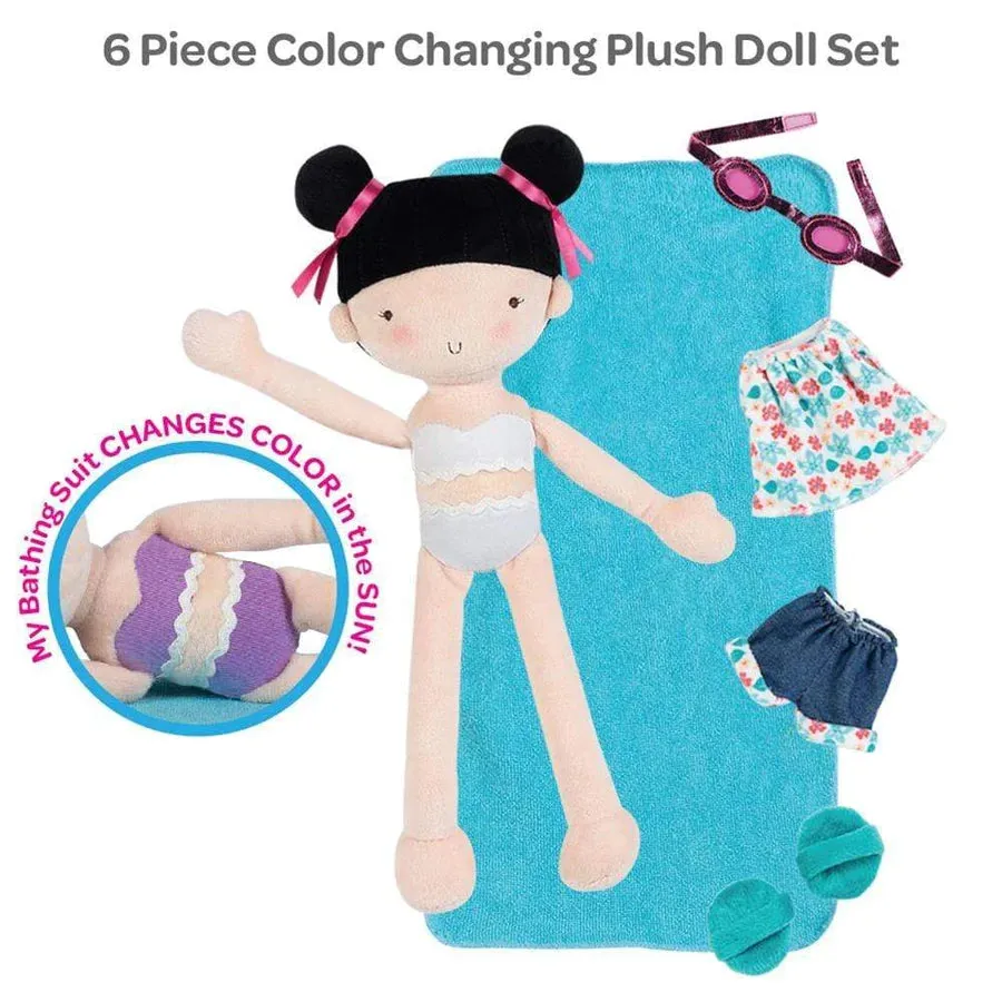 Adora Sunshine Friends Color-Changing Plush Doll & Doll Clothes Set - Violet