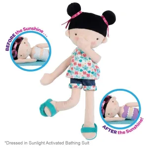 Adora Sunshine Friends Color-Changing Plush Doll & Doll Clothes Set - Violet