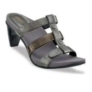 Aetrex Kayla Heeled Sandal (Women) - Pewter