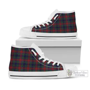 Allison Red Tartan High Top Shoes