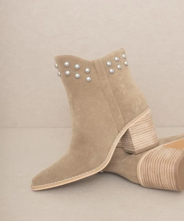 Alofi Studded Collar Booties