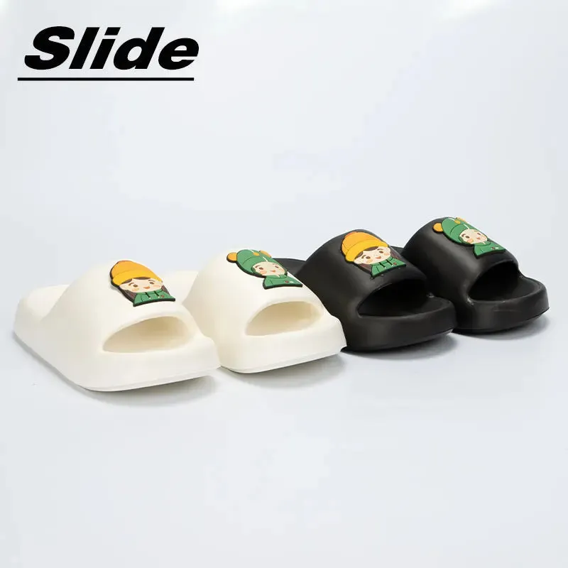 AMOZAE- - New Eva Thick Platform Home Slippers Indoor Soft Sole