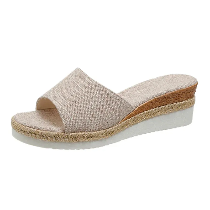 AMOZAE- - Summer Rimocy Casual Wedge Slippers