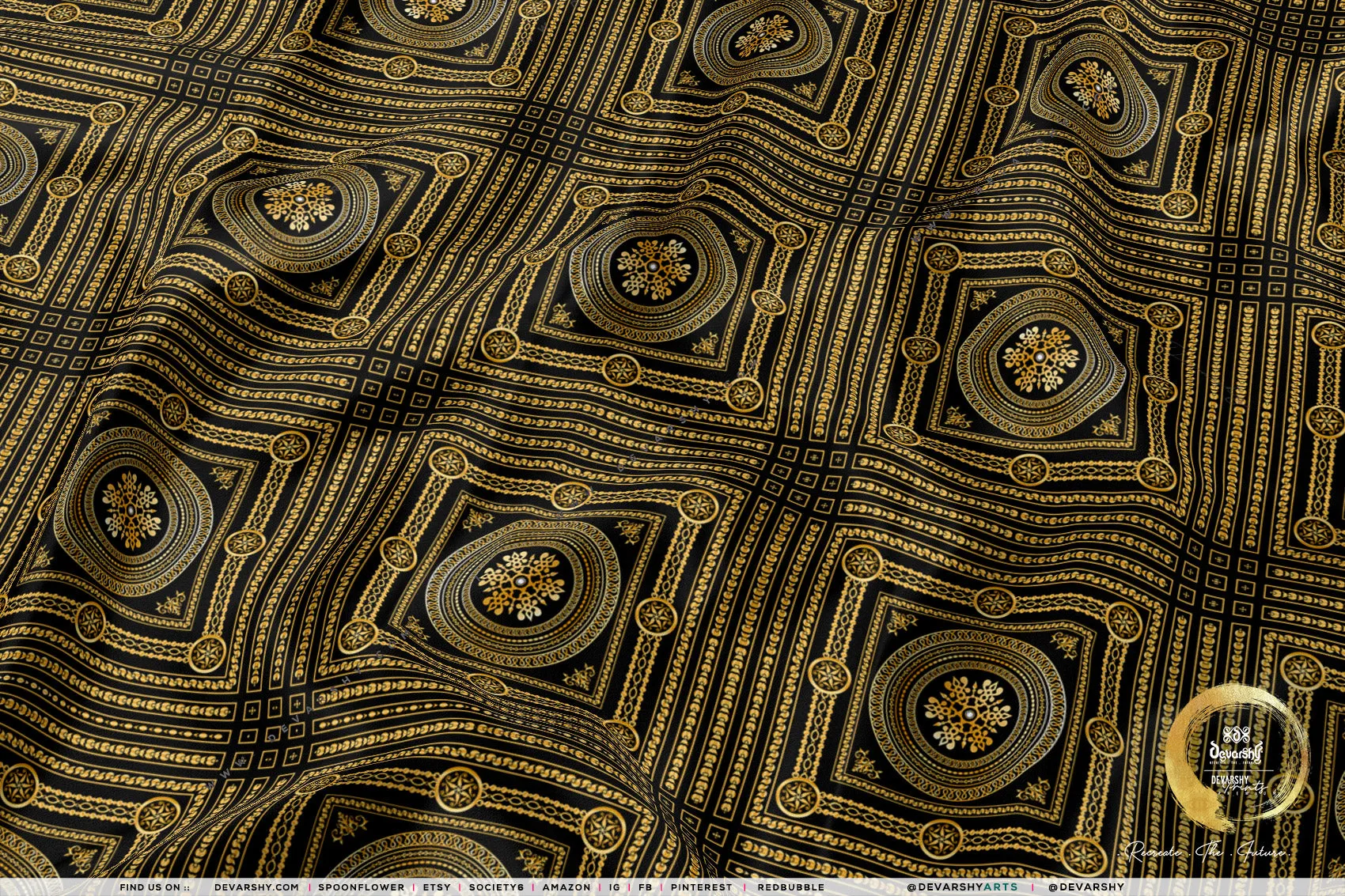 Baroque Gold Upholstery Fabric 3meters 9 Designs & 12 Furnishing Fabrics Decorative Fabric By the Yard | 021