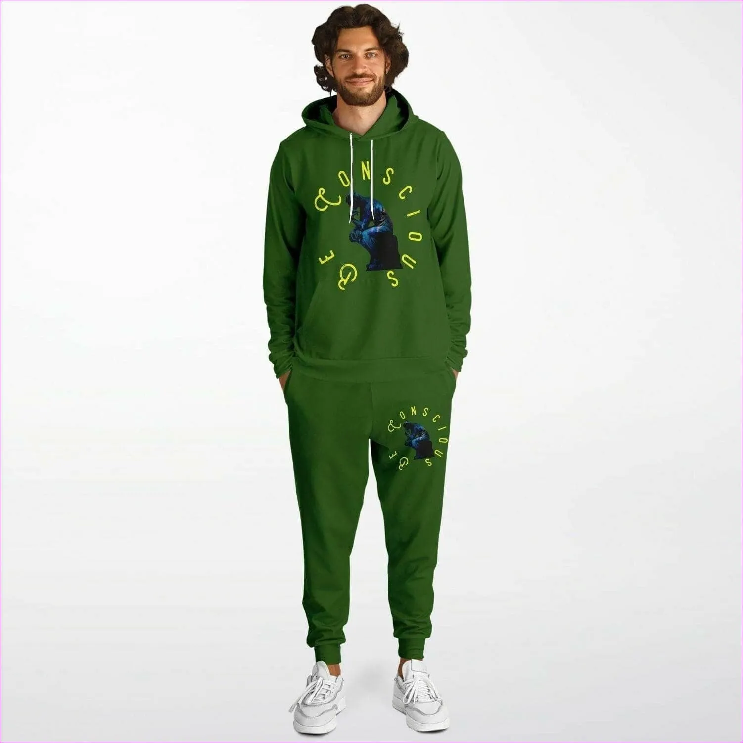 Be Conscious Thinking Man Unisex Premium Sweatsuit