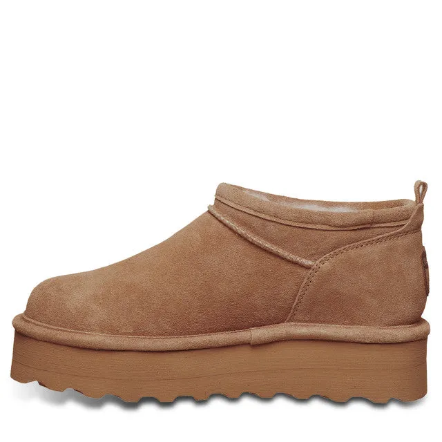 Bearpaw Women's Retro Super Shorty Sheepskin Boot Hickory