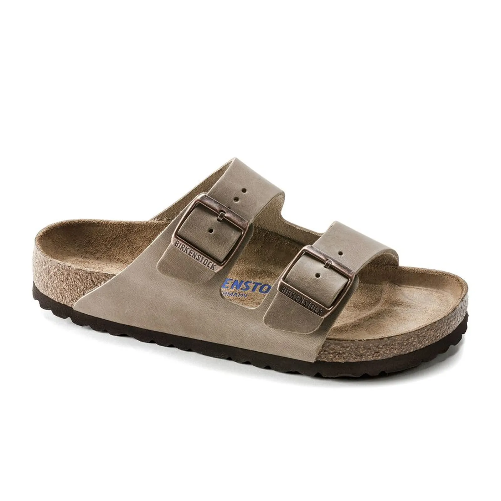 Birkenstock Arizona Soft Footbed Slide Sandal (Unisex) - Tobacco Oiled Leather