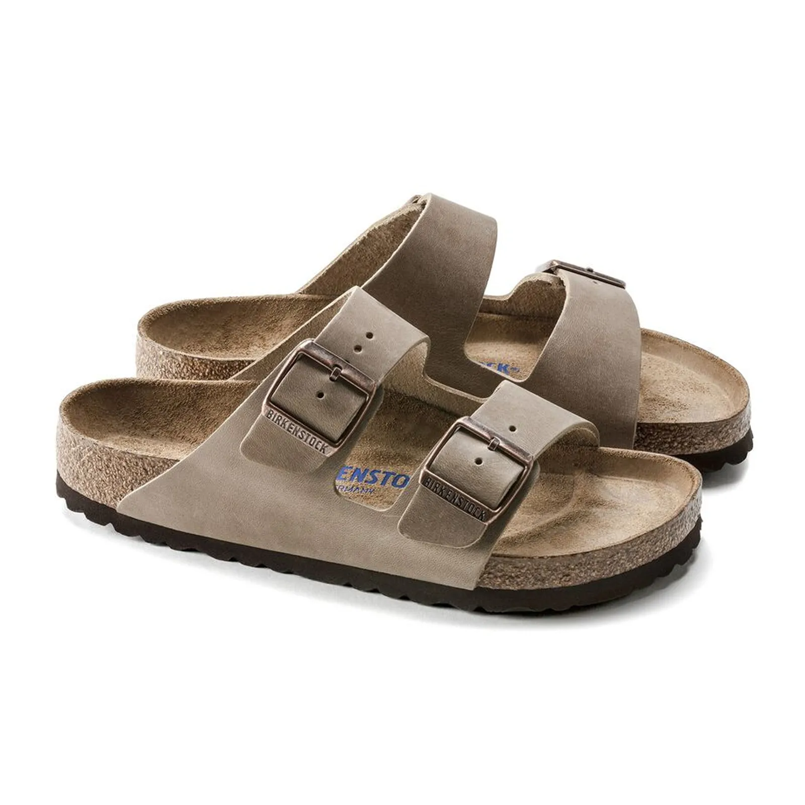 Birkenstock Arizona Soft Footbed Slide Sandal (Unisex) - Tobacco Oiled Leather