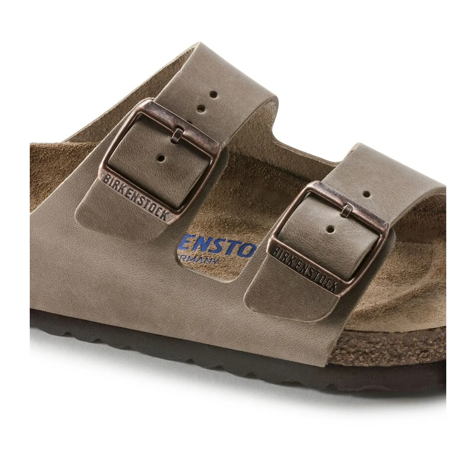 Birkenstock Arizona Soft Footbed Slide Sandal (Unisex) - Tobacco Oiled Leather