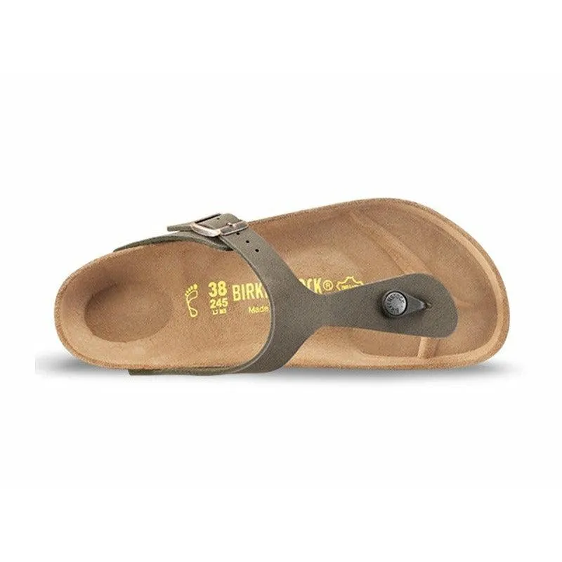 Birkenstock Gizeh Birkibuc Stone (Narrow)