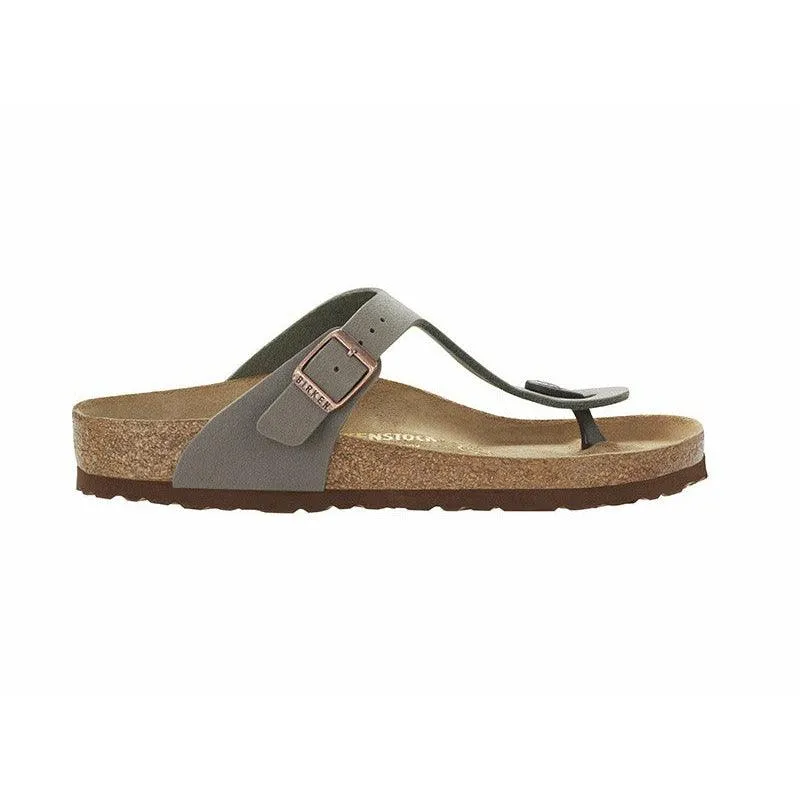 Birkenstock Gizeh Birkibuc Stone (Narrow)