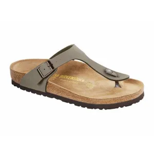 Birkenstock Gizeh Birkibuc Stone (Narrow)