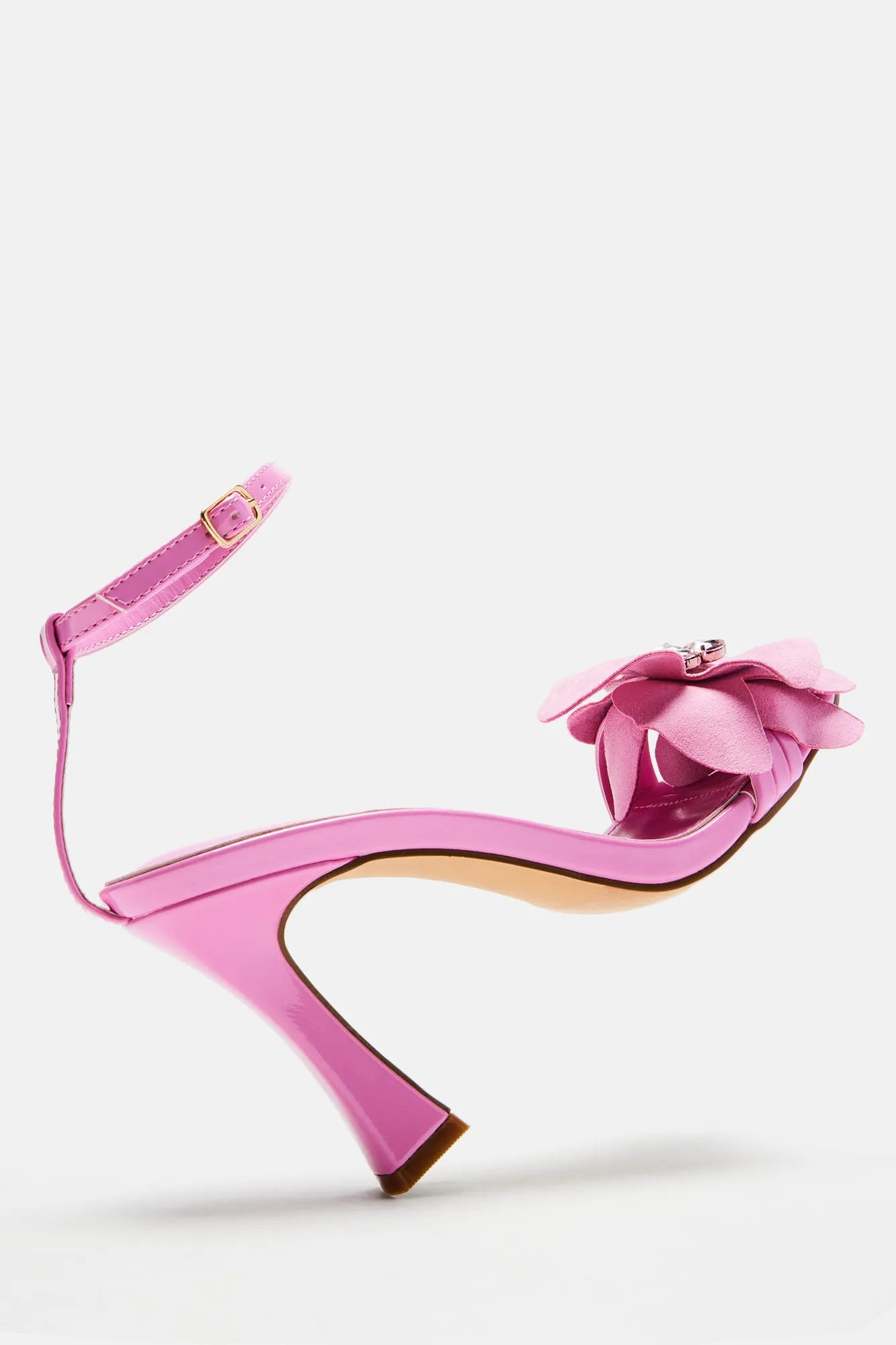 Blossoming For You Heeled Sandals - Pink