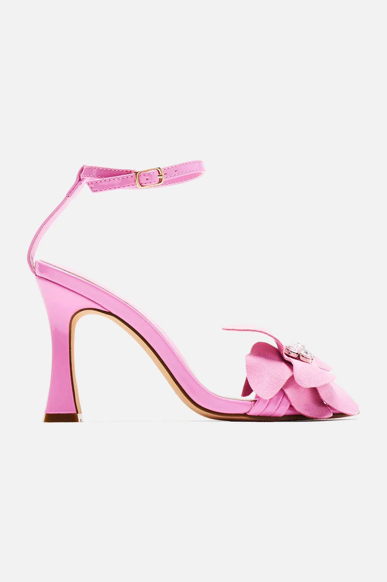 Blossoming For You Heeled Sandals - Pink