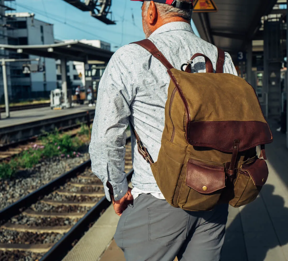 Campaign Waxed Canvas Backpack