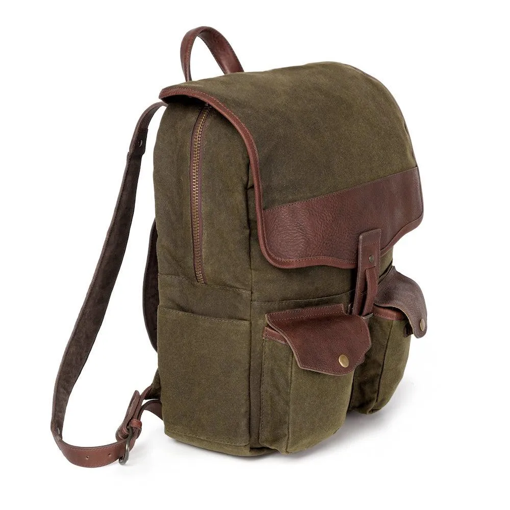 Campaign Waxed Canvas Backpack