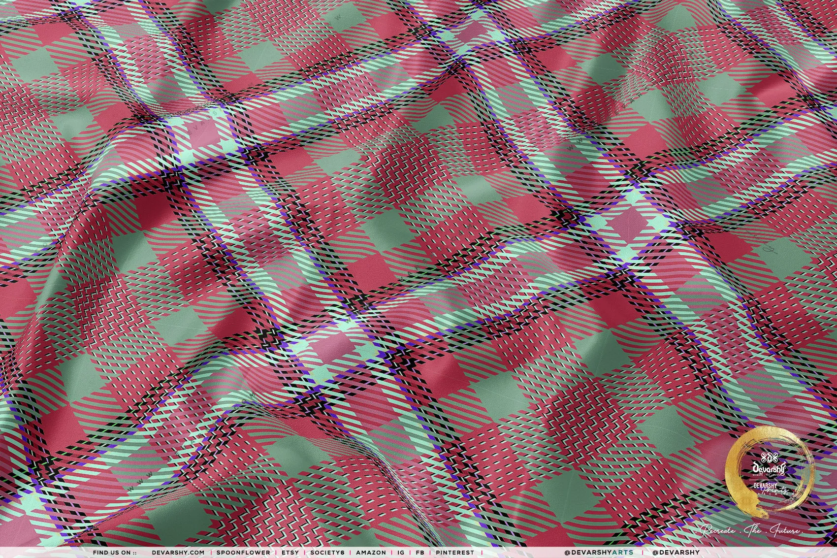 Colors of Plaids Upholstery Fabric 3meters 9 Plaid Patterns & 12 Tartan Fabrics Gingham Plaid Furnishing Fabrics by the Yard | 082