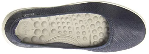 crocs Women's Reviva Navy/White Floaters-5 UK (W7) (205880-462)