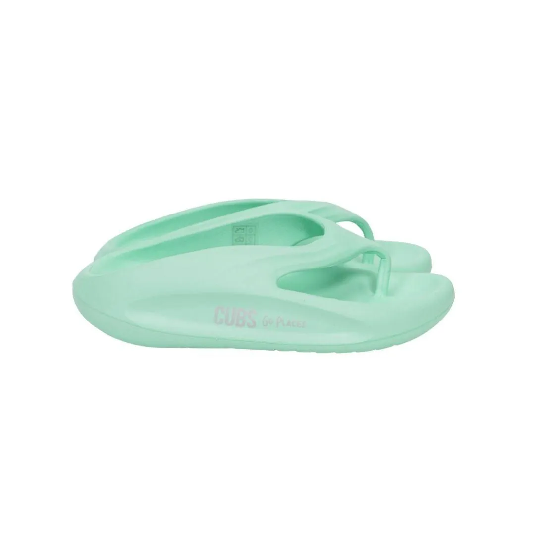 Cubs Chunky high Platform Flip Flop (Mint Green)