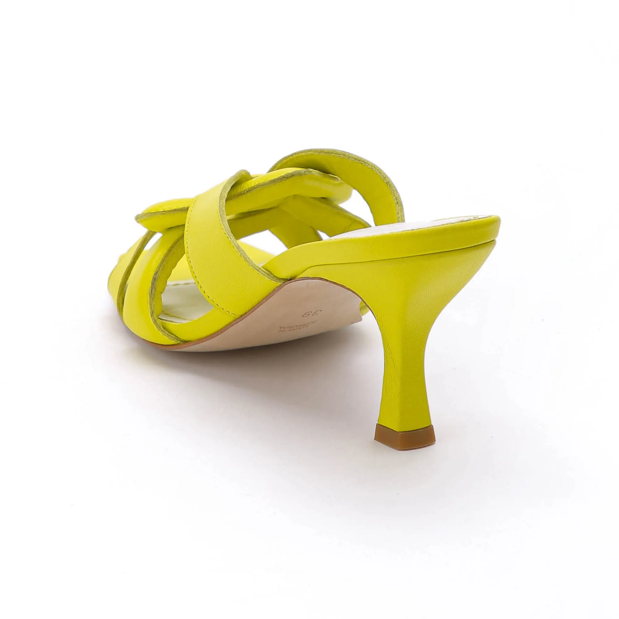 CYNTHIA high heel sandal - Lemon