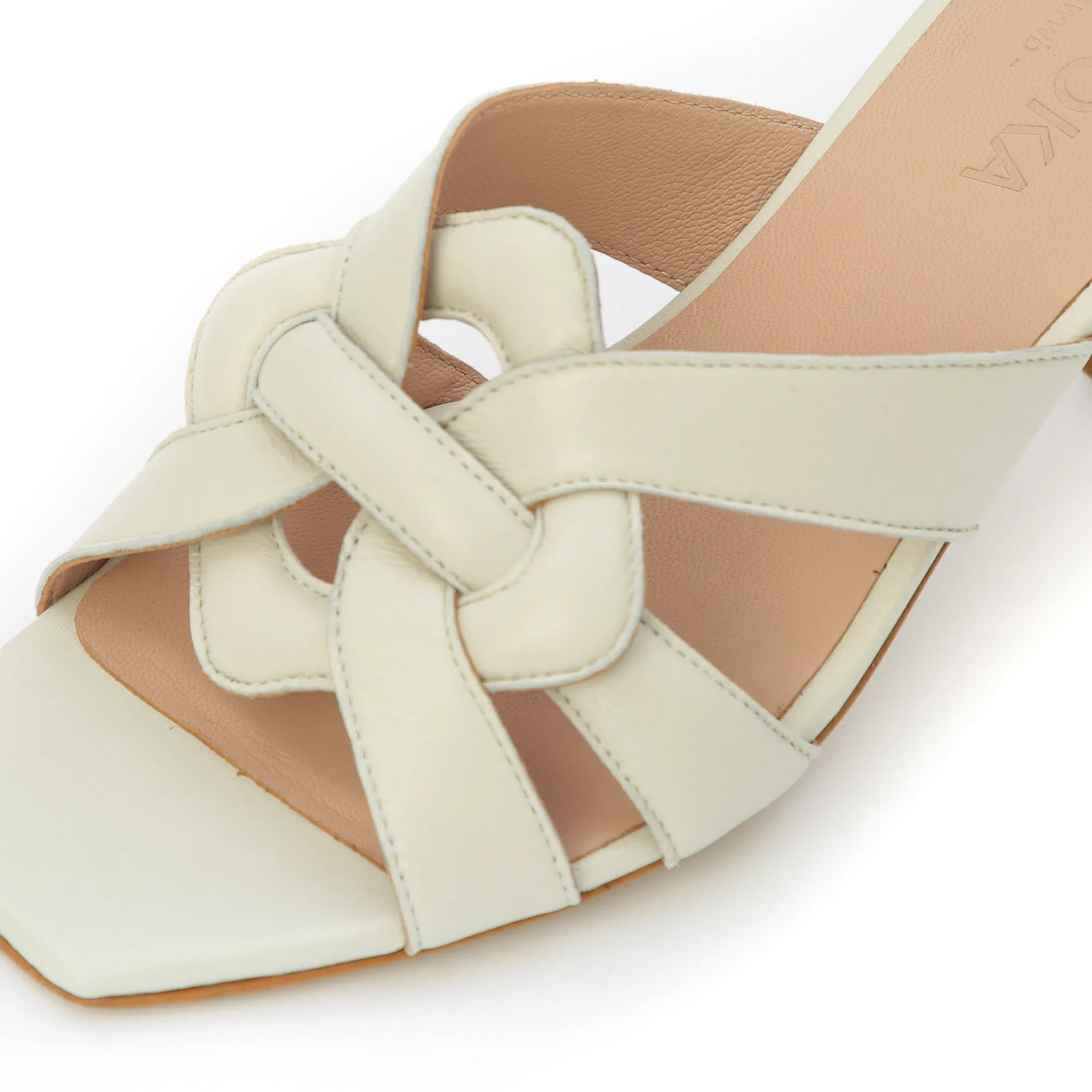 CYNTHIA high heel sandal - off white