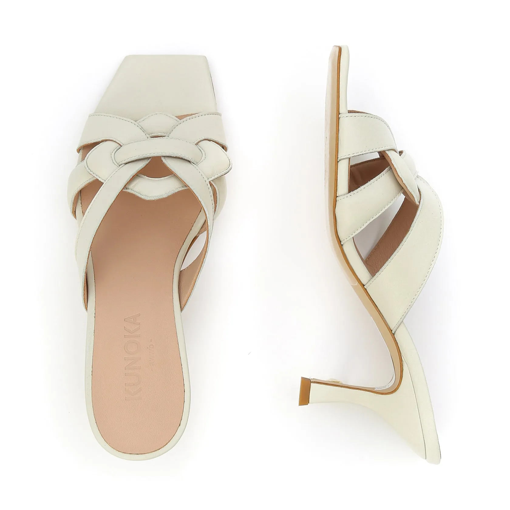 CYNTHIA high heel sandal - off white