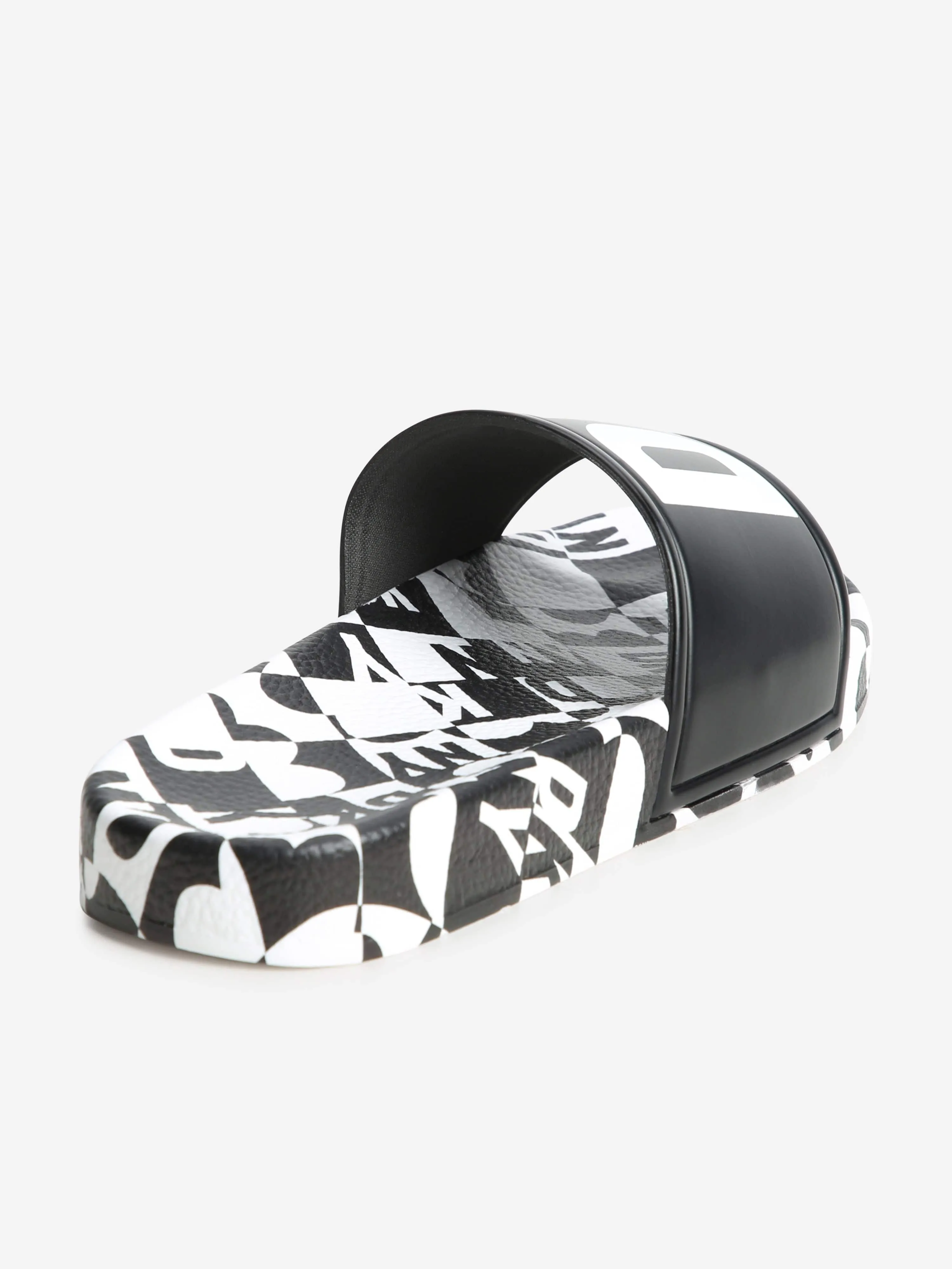 DKNY Kids Logo Sliders in Black