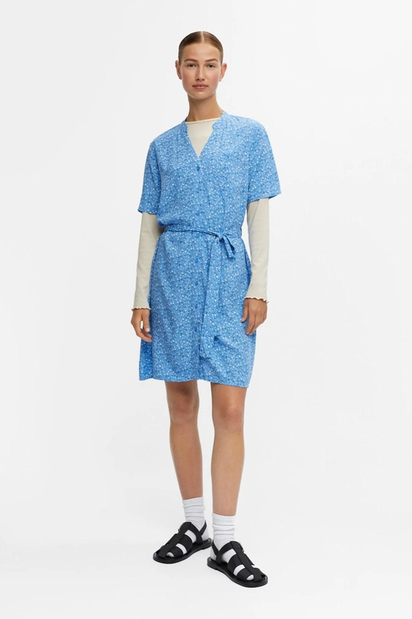 Ema Elise Shirt Dress - Marina