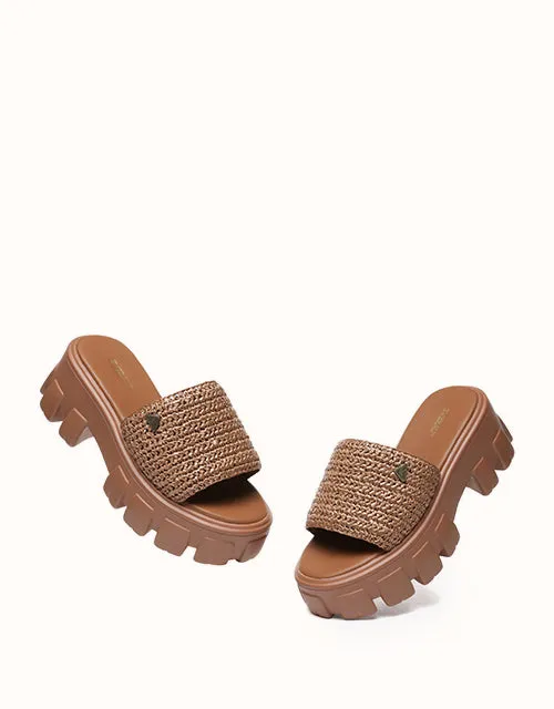 EVERAU® Woven Flatform Sandals