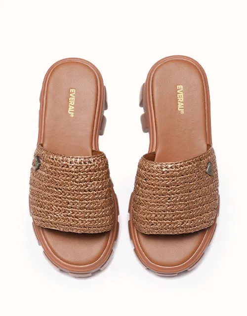 EVERAU® Woven Flatform Sandals