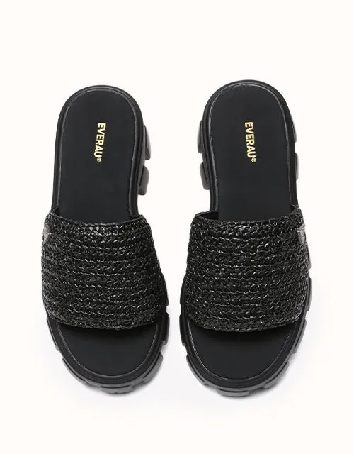 EVERAU® Woven Flatform Sandals