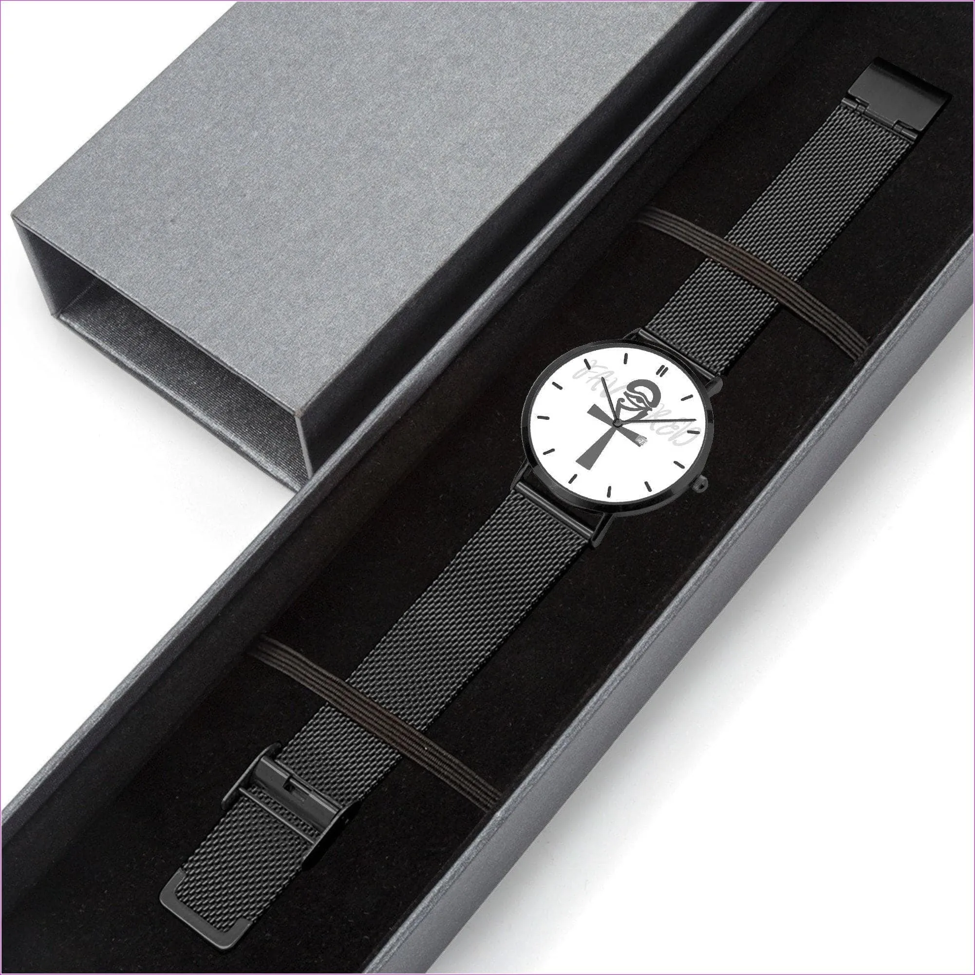 Favored 2 Stainless Steel Perpetual Calendar Quartz Watch