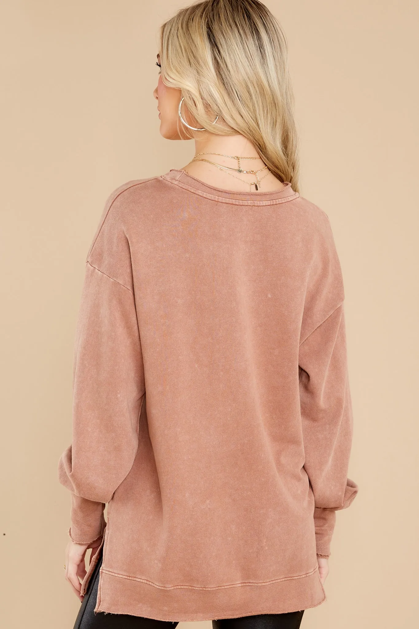 Feel Again Camel Pullover