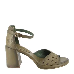 Felmini D797 Green Heeled Sandal