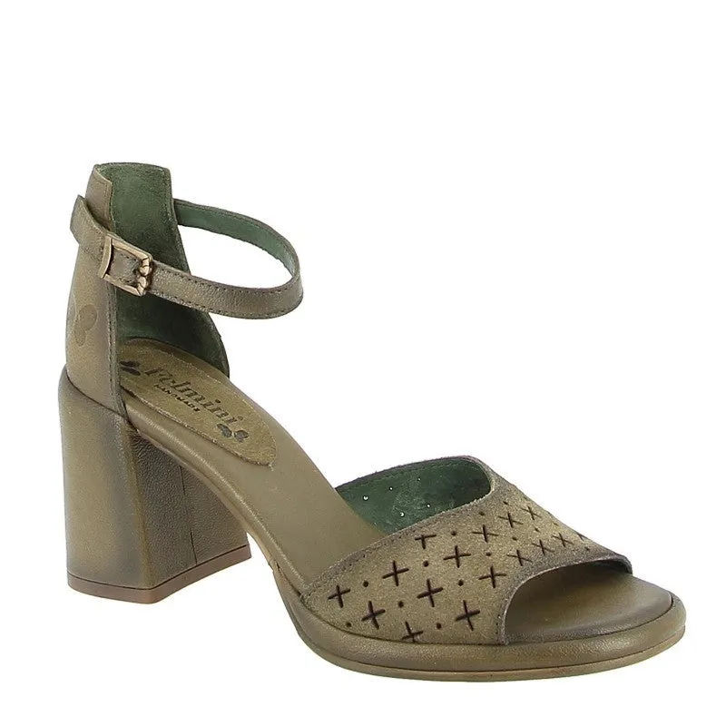 Felmini D797 Green Heeled Sandal