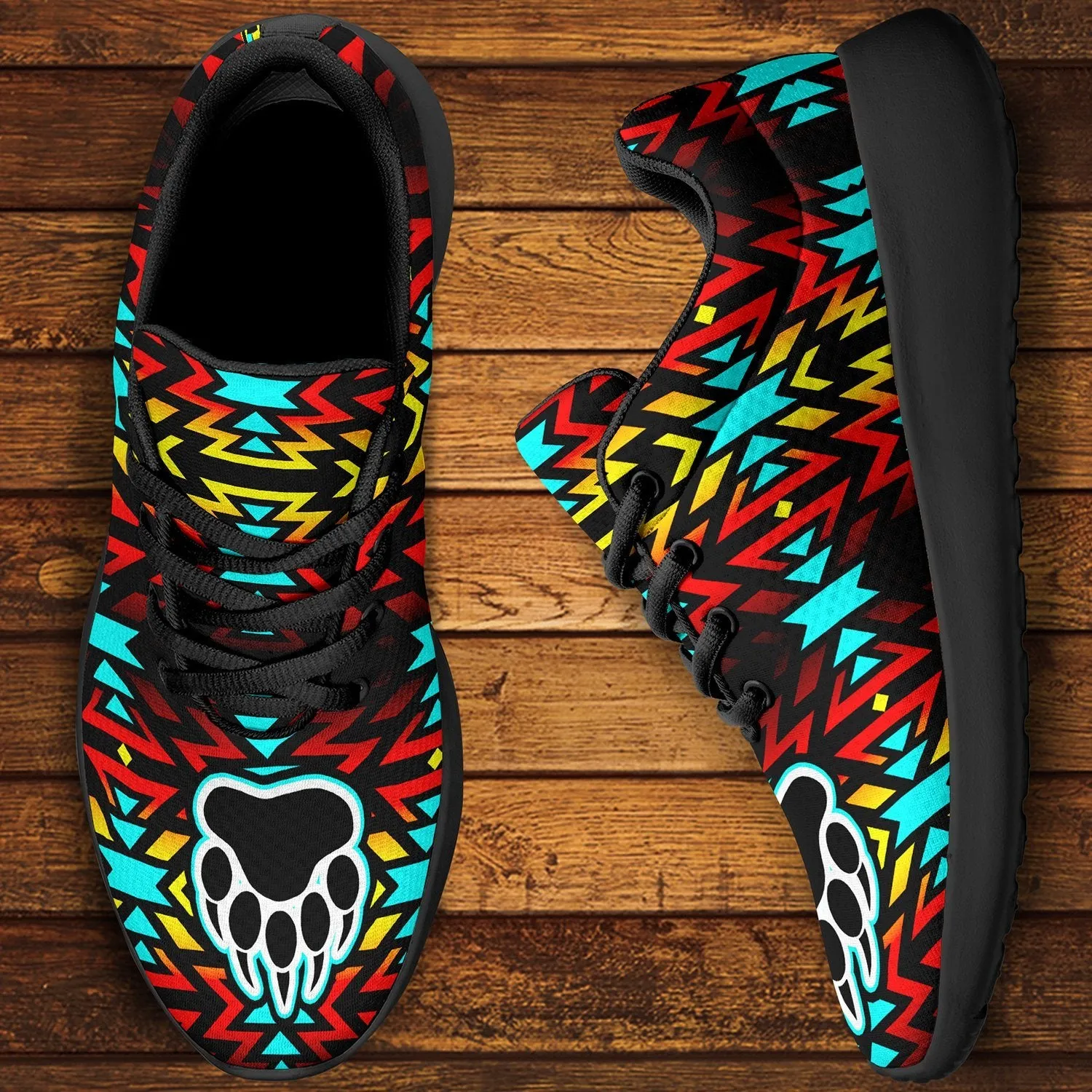 Fire Colors and Turquoise Bearpaw Ikkaayi