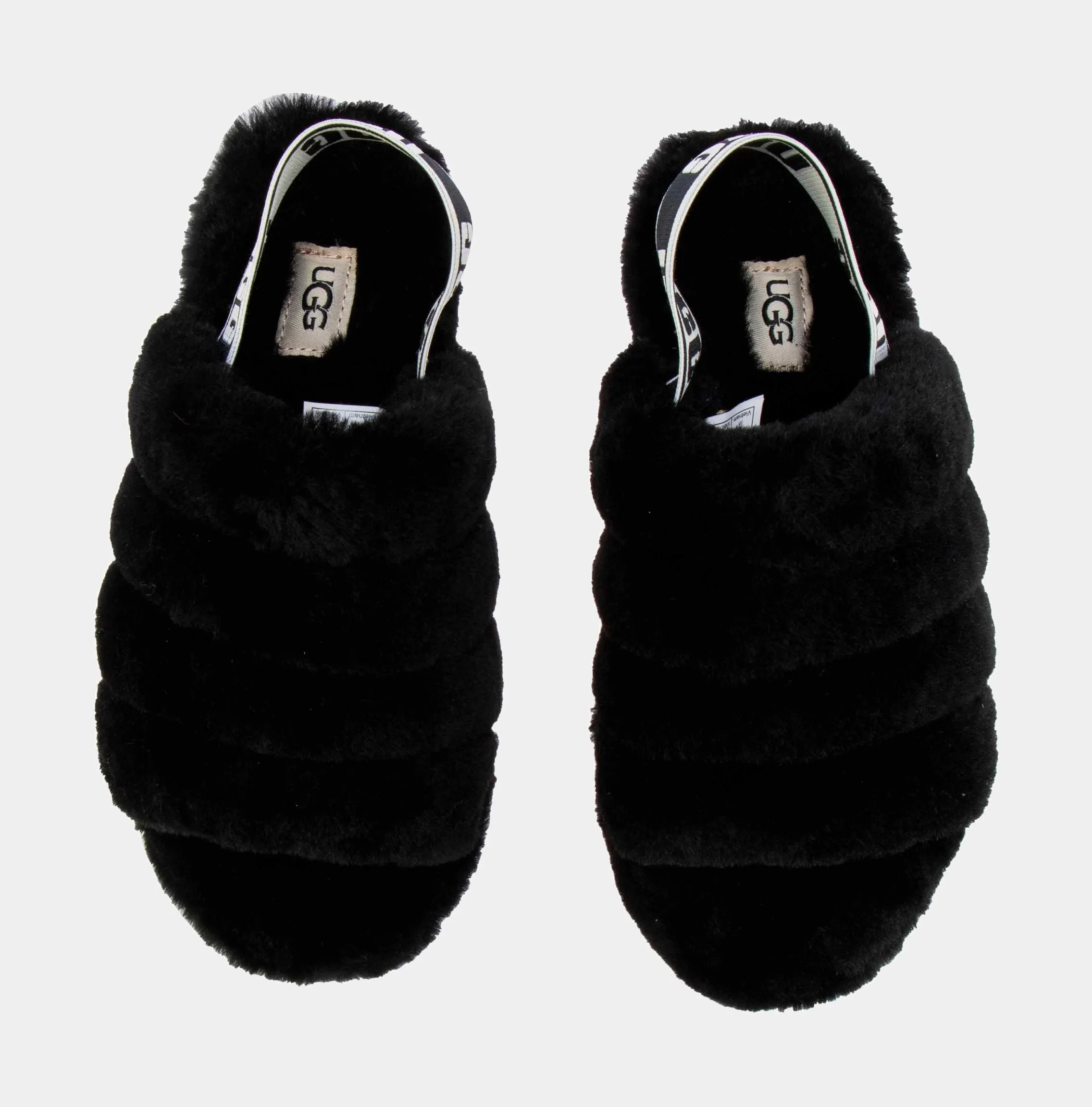 Fluffy Yeah Womens Slide Sandal (Black)