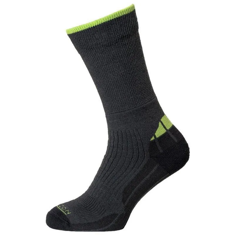 Horizon Performance Coolmax Hiker Men's Socks Charcoal - Grey/Apple