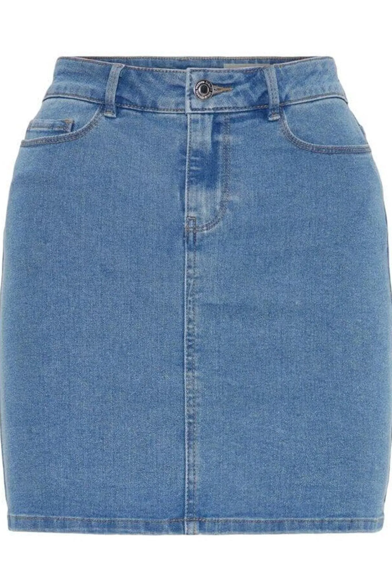 Hot Seven Skirt - Light Blue Denim