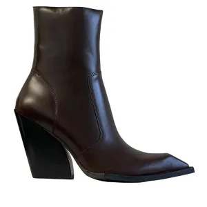 JEFFREY CAMPBELL LOUISVILLE BROWN CRAZY BOOTS