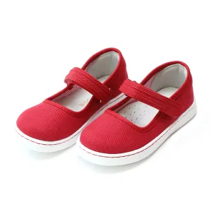 Jenna Canvas Mary Jane Sneaker in Red