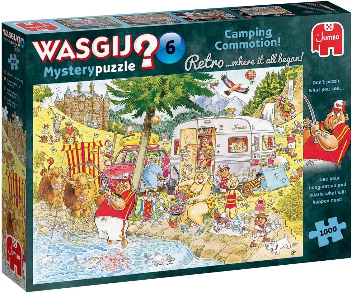 Jumbo Wasgij Retro Mystery 6: Camping Commotion