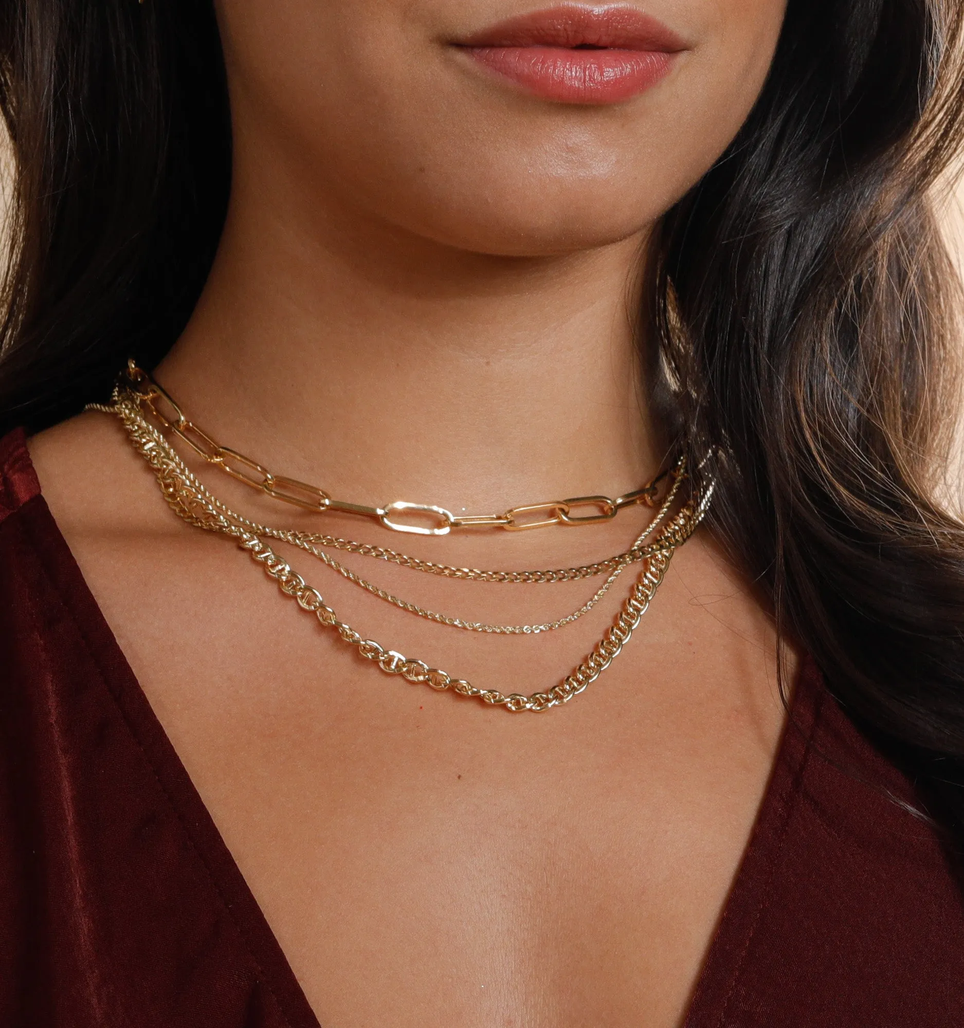 Large Marina Chain In 14K Solid Gold