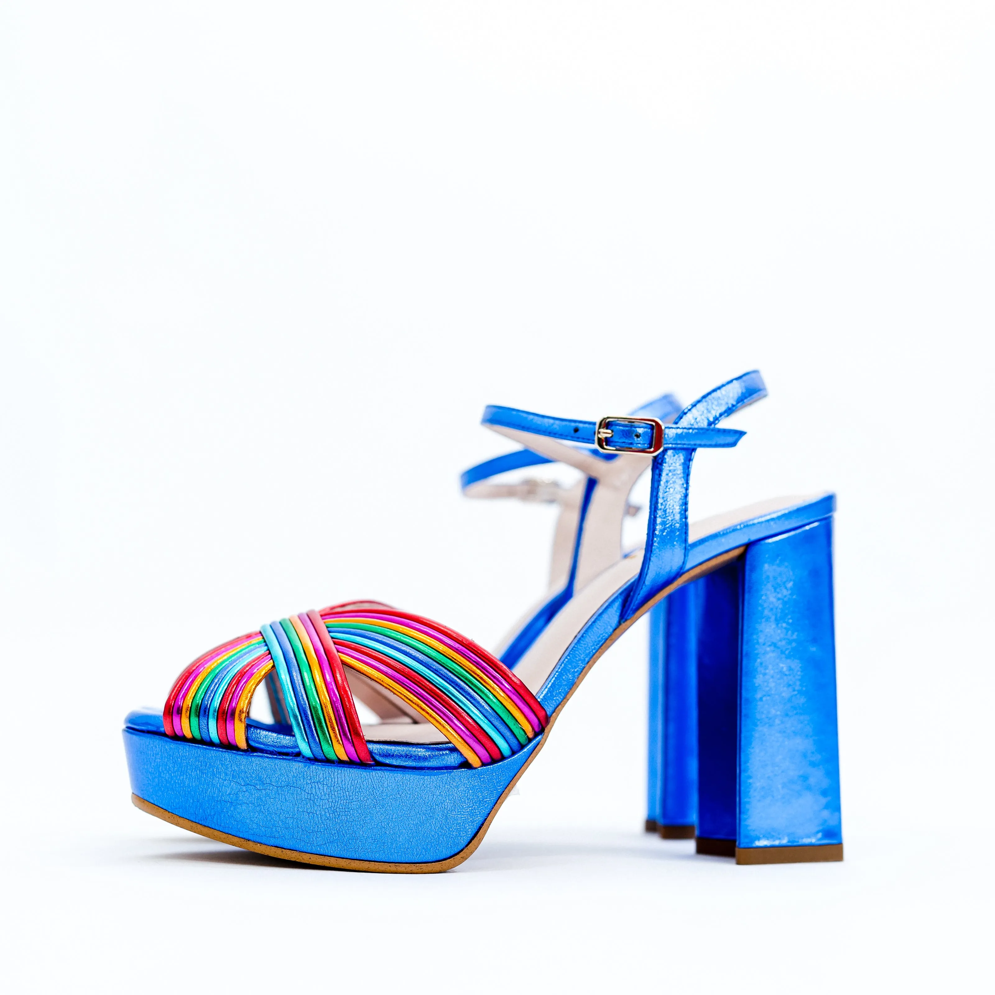 LODI Titur Multicolour Platform Sandals