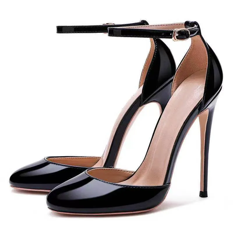 Luxe Buckle Pointed Stiletto Pumps