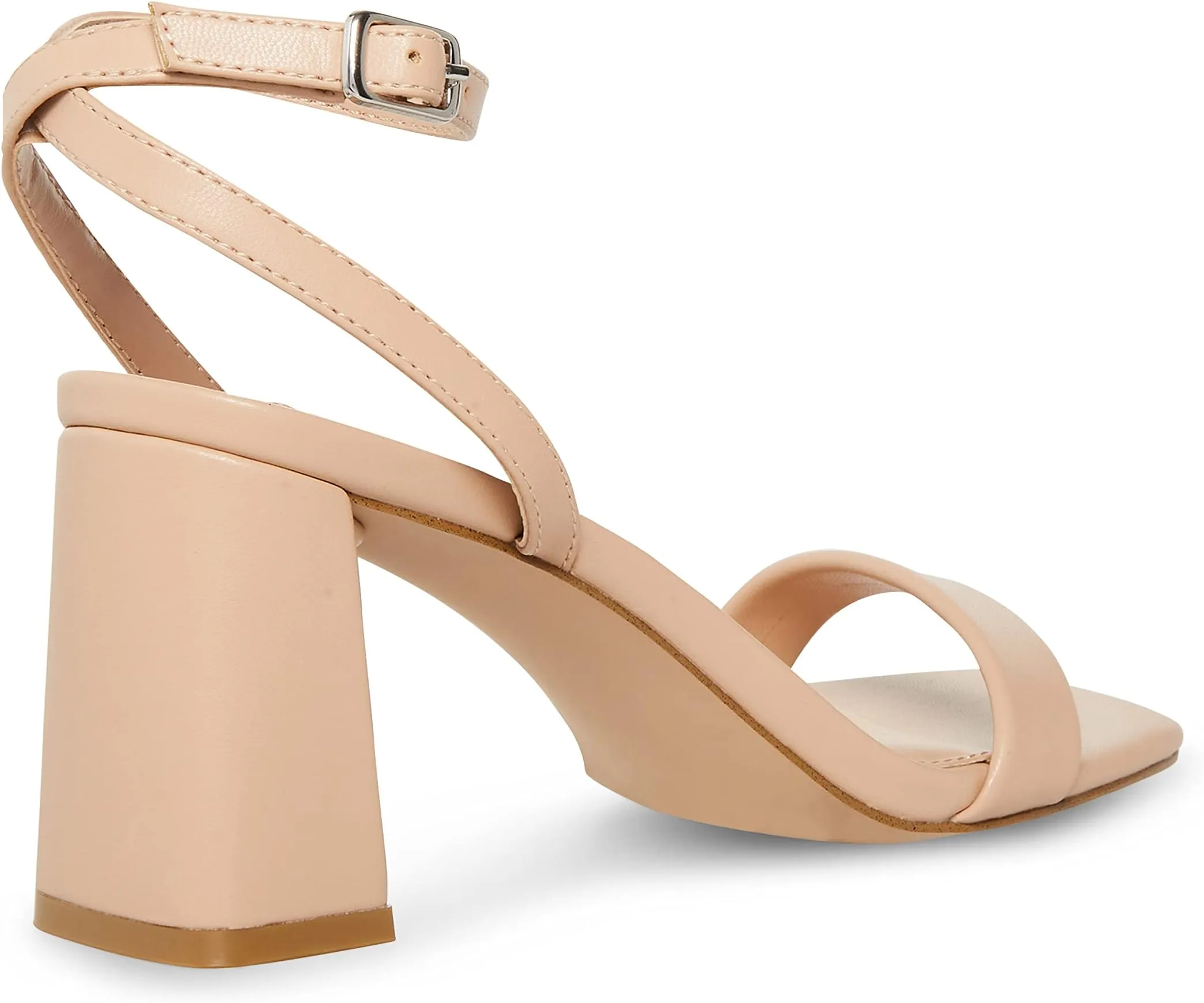 Luxe Heeled Sandal Steve Madden, Natural